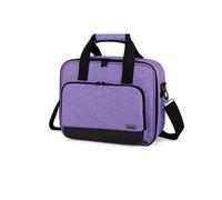 PKIMKM Sacoche de Transport pour Projecteur Portable, 36 x 28 x 10 cm, avec Poches de Rangement, Bandoulière (Purple,36x10x28cm)