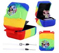 PKKP Coque de protection en silicone pour jouet interactif Bitzee Disney - Anti-chute - En silicone antidérapant - Avec cordon - Sac de transport pour jouets interactifs Bitzee