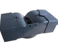 PKM Aiguillage universel pour la circulation de l'air pour hottes d'aspiration AT150-4 UNI Réglable manuellement
