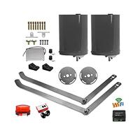 PKM-B01 Ouvre-porte automatique à bras pliable incurvé à double bras oscillant jusqu'à 2,5 m ou 150 kg Alimentation AC (kit E)