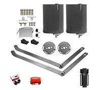 PKM-B01 Ouvre-porte automatique à bras pliable incurvé à double bras oscillant jusqu'à 2,5 m ou 150 kg Alimentation AC (KIT J)