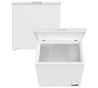 PKM GT 200E Stand Gefriertruhe, 82,3 cm breit, 199 L, regelbares Thermostat, weiß