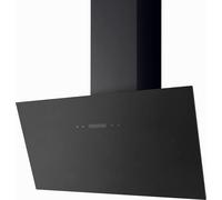 PKM Hotte à tête libre KHS34-80 ABT2X 80cm Hotte d'aspiration noire avec minuterie