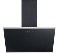 PKM Hotte aspirante Hotte murale métal verre S23-60 ABPY 60cm noir
