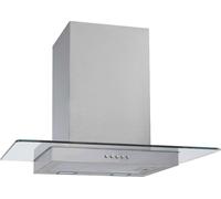 PKM Hotte d'aspiration murale GS1-60CIXPH inox avec écran en verre 60 cm