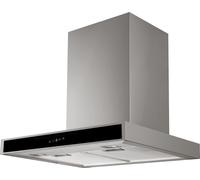 PKM Hotte d'aspiration murale Hotte murale 8060GZ inox avec façade en verre 60 cm