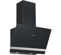 PKM Hotte de cuisine S21-60ABTH - 60cm, noir, Touch-Control, LED, Hotte inclinée
