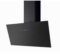 PKM KHS34-80 ABT2X Hotte 80 cm noire Hotte avec commande tactile et minuteur Air d'extraction circulation d'air