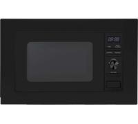 PKM Micro-ondes encastrable MW800-20 B EB - noir, 800 W, avec cadre d'encastrement, 20 litres
