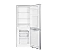 PKM Réfrigérateur-congélateur KG173IX-M argenté - Capacité utile de 173 l - Butée de porte interchangeable - Poignées intégrées - Seulement 40 dB - Éclairage LED efficacité énergétique D