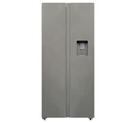 PKM SBS436NFWDIX, Side by Side by Side Réfrigérateur-congélateur Inox 450 l/2 portes avec distributeur d'eau/180 litres 4 étoiles congélateur/antigel/41 dB