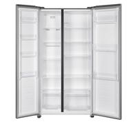 PKM SBS442ENFDIX Réfrigérateur-congélateur - Side by Side - Design inox - Refroidissement de 291 litres - Congélation de 151 litres - NoFrost - Mode congélation rapide - Affichage - Alarme de porte