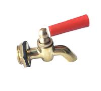 PKNVKZIDK 1/2" BSP Male Thread Connection Small-Type Water Tap Antique Brass One Handle Faucet Cock