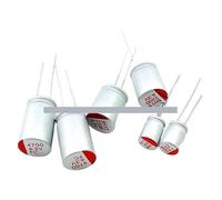 PKNVKZIDK 10PCS Dip Solid Electrolytic Capacitor Low 6.3V2200UF 10X12MM