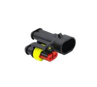 PKNVKZIDK 20/50/100 Sets AMP/Te 1.5 Series 1P/2P/3P/4P/5P/6P Car Connector DJ7041-1.5-11/21 282080-1 Docking Terminal Waterproof Connector(2P Female 282080-1,50 Sets)