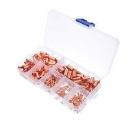 PKNVKZIDK 250pcs Insulated Copper Wire Crimp Connectors Terminals for Electrical Wiring for Automotive and Household Use