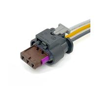 PKNVKZIDK 3Pin Auto 4F0 973 703 A Parking Radar Eye Gear Sensor Cylinder Waterproof Connector Wire Harness Cable Pigtail(Size:20 Pcs)