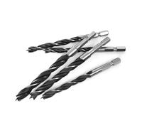 PKNVKZIDK 5PCS 6mm Hexagonal Handle Three Point Woodworking Drill Metal Drill Kit Countersink For Wood And Metal Drilling PKNVKZIDK