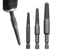 PKNVKZIDK 5Pcs Screw Extractor Center Drill Bits Guide Set Broken Damaged Bolt Remover Hex Shank and Spanner for Broken Hand Tool PKNVKZIDK