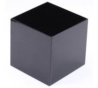 PKNVKZIDK Beautiful Obsidian Stone Paperweight Ornaments Crystal Square Block Home Decoration (Size : 20mm)