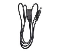 PKNVKZIDK Black USB to Power Supply Cable Connector for Charging Small Electronics Devices USB Extension Wire for Tablets Laptops and More