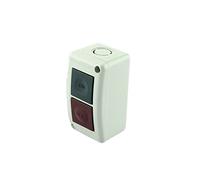 PKNVKZIDK Button Switch PB-2 Self-Reset Two Position Button Box AC 250V 3A Amp on/Off Momentary Electronic Starter Control Switch with Box P231