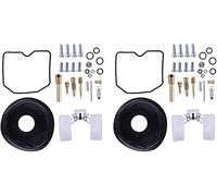 PKNVKZIDK Car Repair Parts 2 Sets Carburetor Carb Float Diaphragm Kits Fit for ER500 ER5 2005 2004 2003 2002 2001 2000 1999 1998 Easy to Install PKNVKZIDK