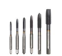 PKNVKZIDK Cobalt Screw Thread Tap Drill Bits Pointed Flute Metric M1-M16 5Pcs(Color:M8x1) PKNVKZIDK