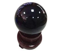 PKNVKZIDK Colored Crystal Balls Home Ornaments Glass Creative Crafts,Black,150mm