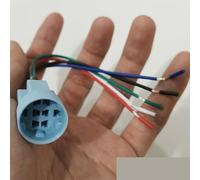 PKNVKZIDK Connecteur d'interrupteur à Bouton-Poussoir de 19 mm à Broches Plates, Prise d'interrupteur à Bouton-Poussoir