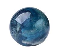 PKNVKZIDK Crystal Ball and Stones,Colorful Fluorite Quartz Gemstone Sphere, Divination for Home Decoration Christmas Day Gifts,50mm