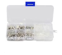 PKNVKZIDK Kit de 180 connecteurs de Fils électriques isolés mâles et Femelles de 2,8/4,8/6,3 mm, cosses à, connecteurs à Fourche Assortis