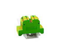 PKNVKZIDK Lot de 10 connecteurs EK-2.5/35 for Fils conducteurs, Connexion à vis de Terre, borniers for Rail DIN EK2.5/35