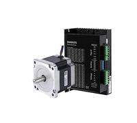 PKNVKZIDK Nema 34 Open Loop Stepper Electronic Starter 4.5N.m 4.2A 12.7mm Shaft Diameter and 2.4A-7.2A Driver for 3D Printer Machine