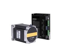 PKNVKZIDK Nema 34 Open Loop Stepper Electronic Starter Kit 8.5N.m 4.9A 112mm Stepper Electronic Starter High Torque Engraving Milling Machine