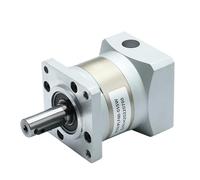 PKNVKZIDK SPLF60 High Precision Low Noise Planetary Gearbox Reducer Fit Nema23 57 8mm Stepper Electronic Starter Nema24 60ST 14mm 400W Servo(16 to 1_Input 14 for SERVO)