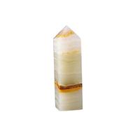 PKNVKZIDK Stone Afghan Jade Crystal Column Gemstone Tower Quartz Point Wand Home Decoration (Size : 150-200g)
