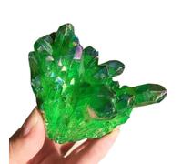 PKNVKZIDK Stone Green Flame Quartz Crystal Cluster, Wedding Decoration, Aquarium Decoration(80-100g)