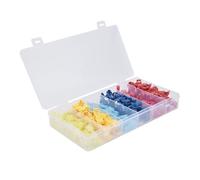 PKNVKZIDK T Wire Connector, Brass Quick Insulated Terminal Set Kit, 0.5-4mm2 Wiring Range, Plug-in and Plug-Out Mode(240pcs), Terminals .D121