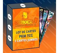 PkPack : Lot de 3 Cartes GÉANTES (Jumbo) PKM Version Française - 3 Brillantes à Petit Prix ! Cadeau Parfait pour Les Enfants Collectionneurs dès 6 Ans (Modèle Aléatoire)