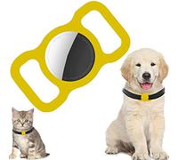 PKQTOP Coque de Protection Compatible pour Apple Airtag Pet Collier, Housse de Protection en Silicone pour Airtags, Anti-Perte - Étui Compatible pour Airtag Collier de Chien et Chat