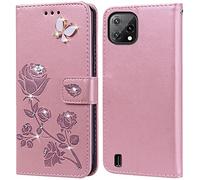 PKQTOP Coque pour Blackview A55/Oscal C60 Housse,Fonction de Support,Fente pour Carte,Silicone TPU,Flip Étui Case pour Blackview A55/Oscal C60(6.53")