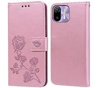 PKQTOP Coque pour Ulefone Note 6/Note 6P/Note 6T Housse,Fonction de Support,Fente pour Carte,Silicone TPU,Flip Étui Case pour Ulefone Note 6P(6.1")