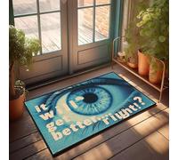 PKRD Tapis de porte intérieur pour entrée de maison, il s'améliorer... n'est-ce pas ? Paillasson d'extérieur (65 x 90 cm)