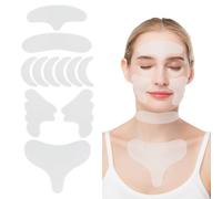 PKRFCJ Pansements en silicone réutilisables pour le visage, le cou et la poitrine, patchs anti-âge réutilisables pour une utilisation nocturne pour réduire les ridules et prévenir les rides pendant le