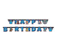 Amscan – Bannière d'anniversaire Paw Patrol – 1 pièce, Multicolore