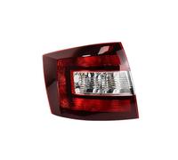 PKTCOBW pour Skoda pour Spaceback 2014 2015-2019 Feu Arrière De Voiture Clignotant Lampe Avertissement Frein Feu Arrière Couvercle du Boîtier sans Ampoule(Black Left)