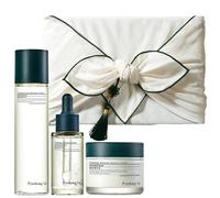 [PKY] Coffret cadeau de soins apaisants de Pyunkang Yul, apaise instantanément les peaux sensibles, tonique exfoliant, sérum apaisant, et crème hydratante visage, végan (ensemble de 3 articles)