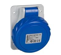 Pky16f723 Schneider Pratika - Socle De Prise Industrielle Coudée 16 A - 2p+t - 200-250 V Ca - Ip67
