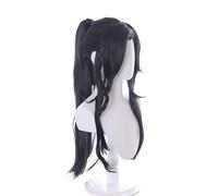 PL-531 Cheveux noirs 80 cm Hanfu Tradition Coiffure pour Hua Cheng Heaven Official's Blessing Cosplay Wig Anime Manga